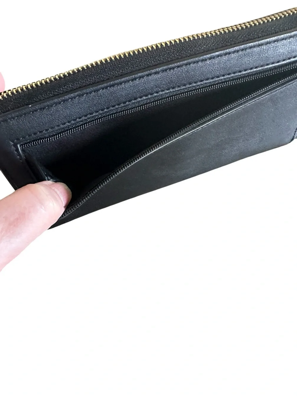 Nine West black leather